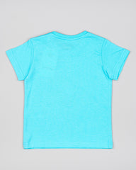 Camiseta Estampado Tiburón Azul