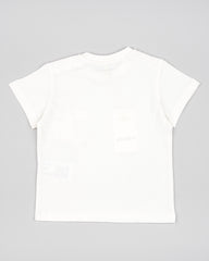 Camiseta Detalle Bolsillo African Life Blanco