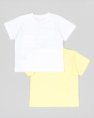 Set X2 Camisetas Cocodrilo Play Amarillo