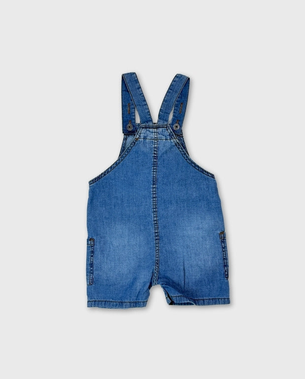 Overol Detalle Botones Denim Losan Blue