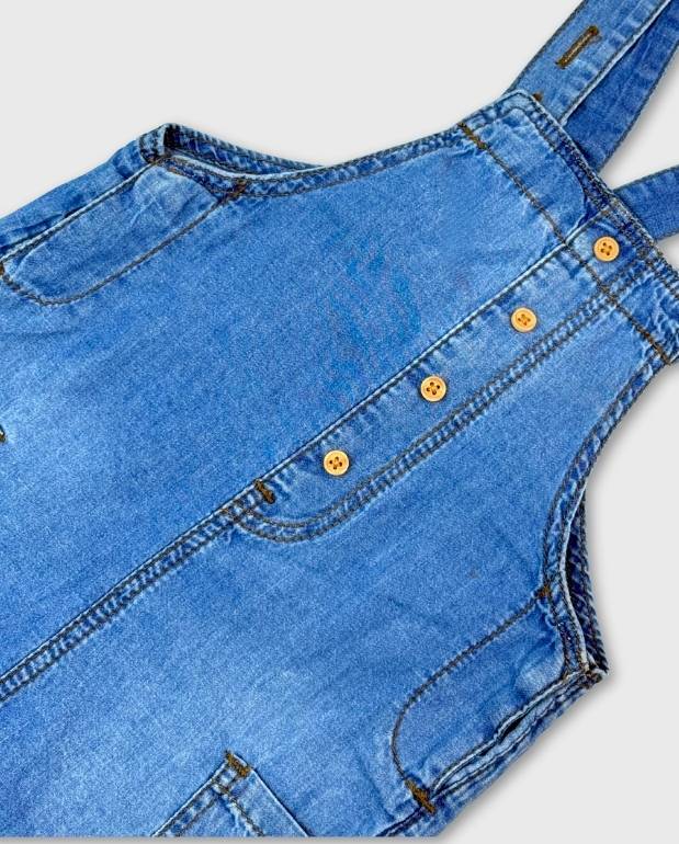 Overol Detalle Botones Denim Losan Detalle