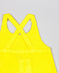 Blusa Tejido Margaritas Amarillo