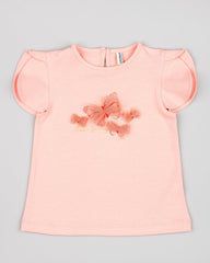 Blusa Detalle Mariposa Rosa