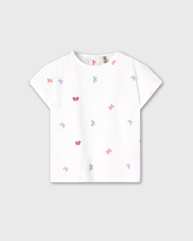 Blusa Estampado Mariposas Blanco Losan