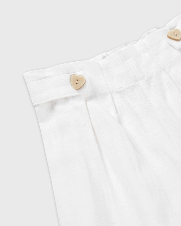 Pantalón Lino Detalle Cintura Losan Corazon 