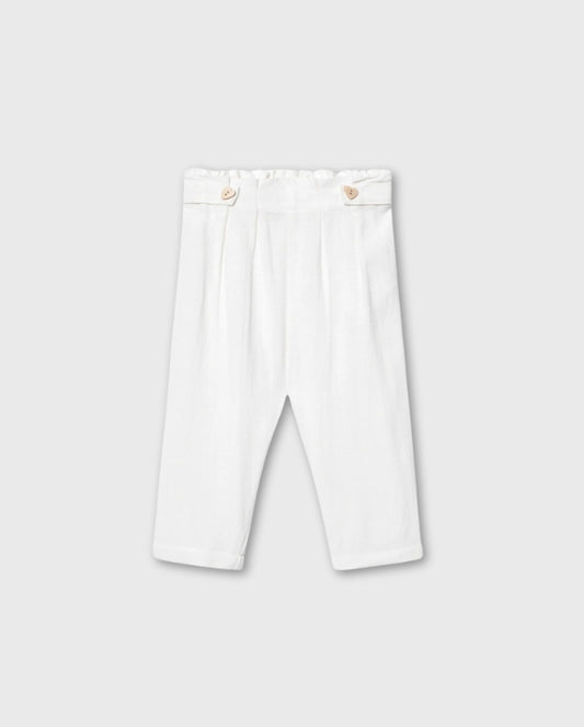 Pantalón Lino Detalle Cintura Losan