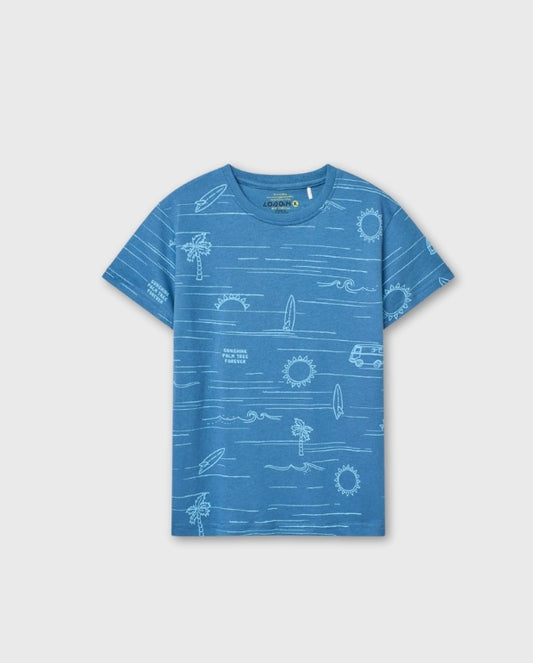 Camiseta Estampado Playa Losan
