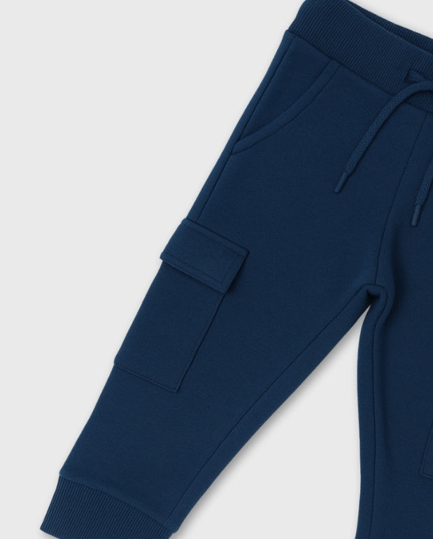 Pantalón Deportivo Cargo Azul Losan Detalle