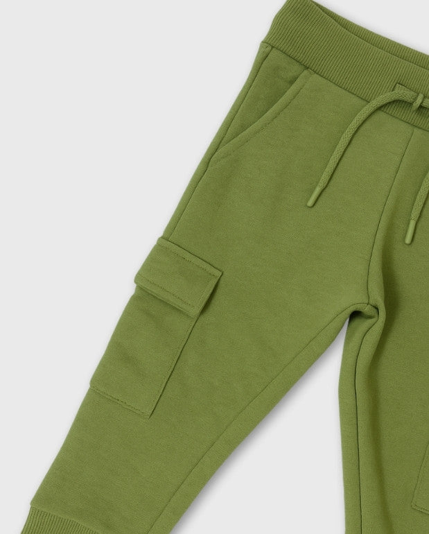 Pantalón Deportivo Cargo Verde Losan Detalle