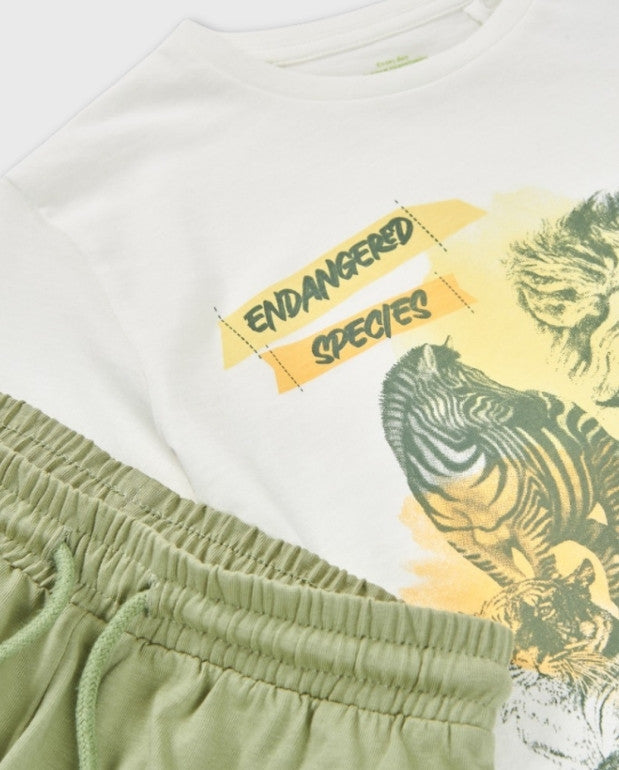 Conjunto Bermuda Selva Losan Detalle