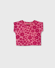 Blusa Flores Fucsia Losan