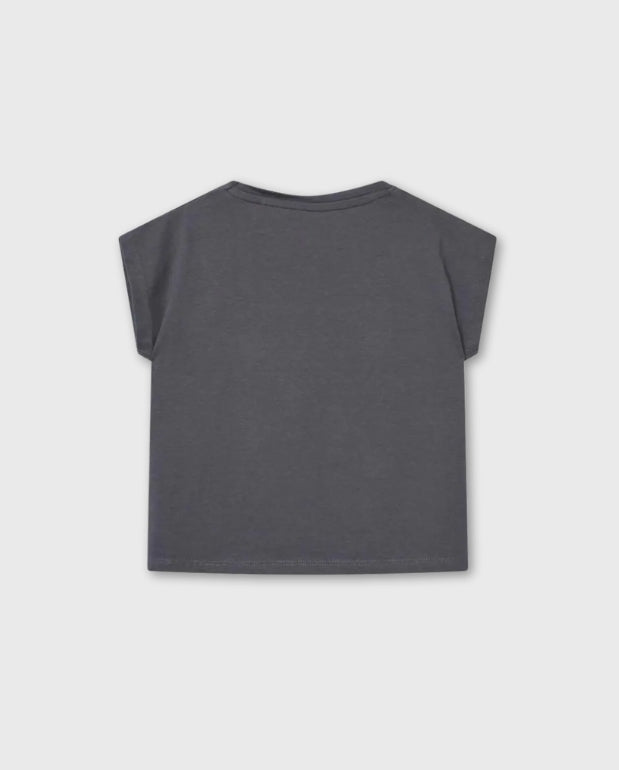 Blusa Corazones Lentejuelas Gris Losan Grey