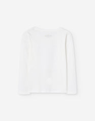 Blusa blanca lazo de puntos niñas Zippy 2T‑7T