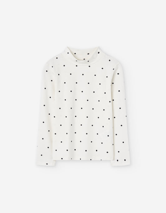 Blusa manga larga puntos blanca Zippy talla infantil 2T‑7T