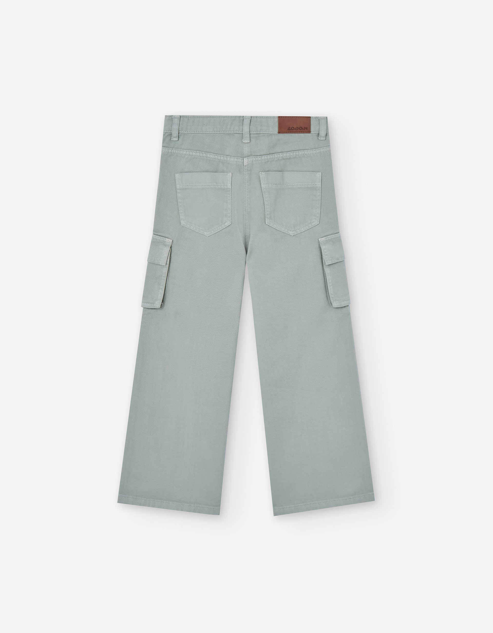 Pantalón verde menta niños Zippy bolsillos cargo