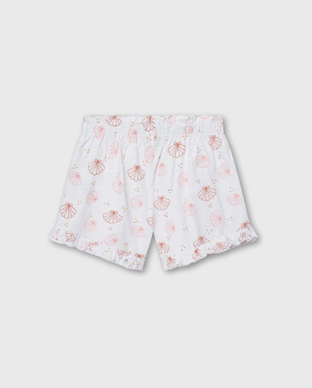 Short Conchas Blanco Losan Detalle