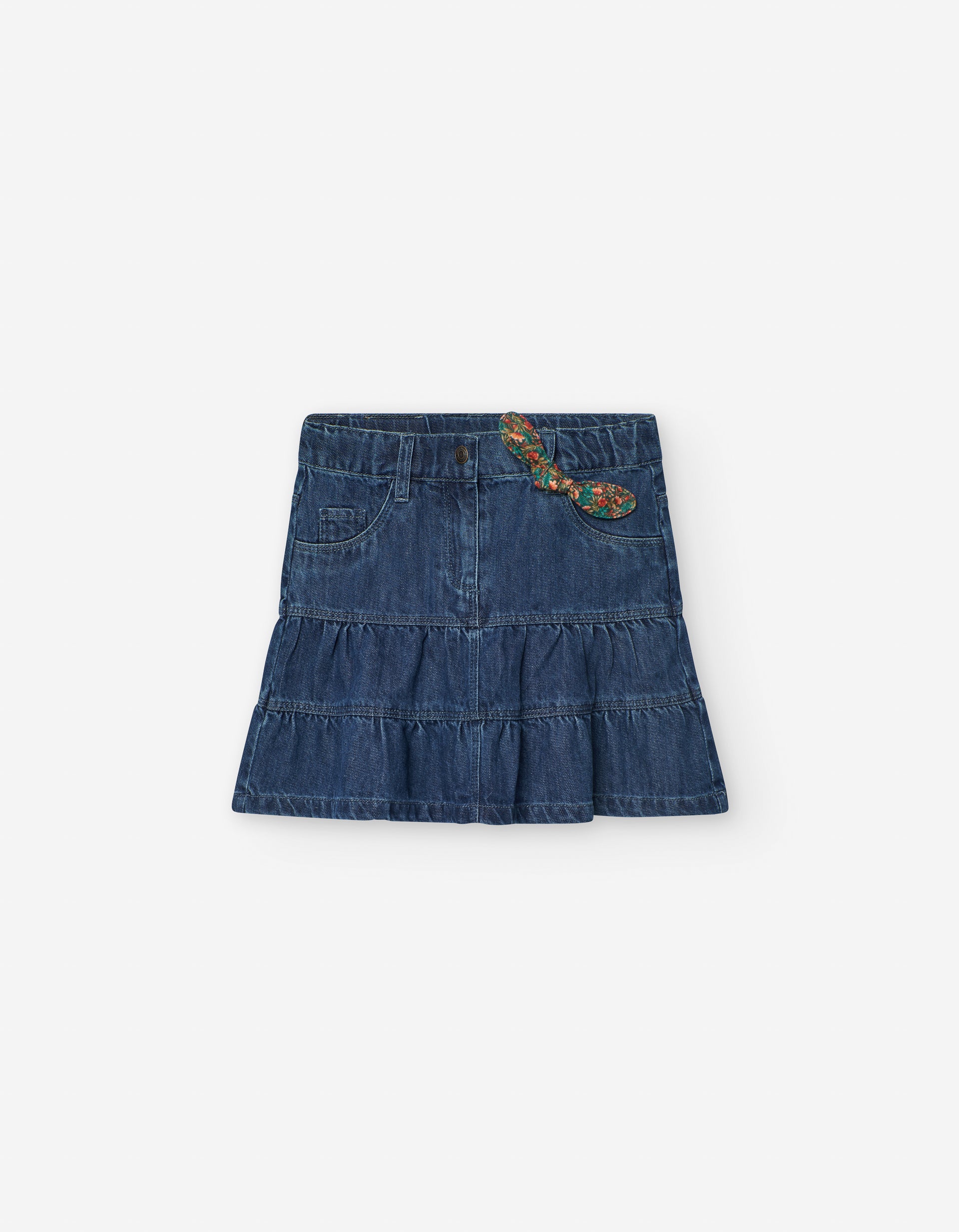 Falda Denim Moño Losan