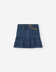 Falda Denim Moño Losan