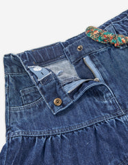 Falda Denim Moño Losan detalle