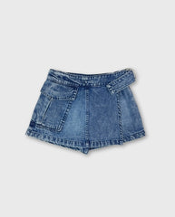 Falda Short Bolsillo Denim Losan