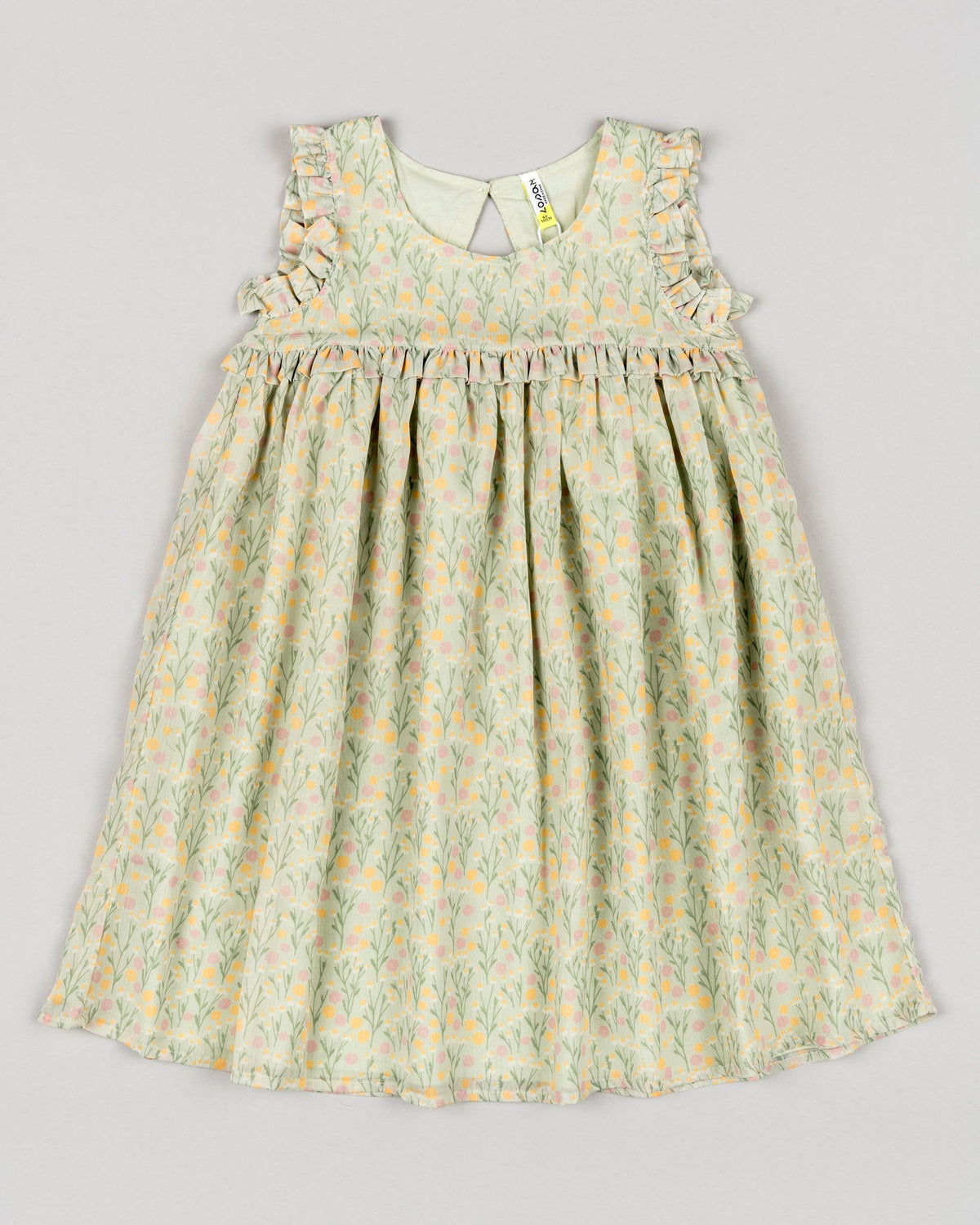 Vestido Velo Estampado Flores