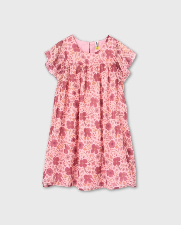 Vestido Velo Estampado Losan