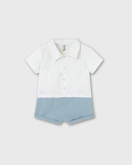 Pelele Estilo Camisa Rayas Losan