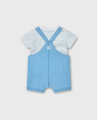 Conjunto Overol Denim Rayas Losan Blue