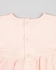 Vestido Plumeti Natural Baby Rosa