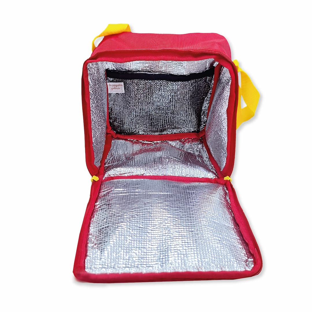 Lonchera Cuadrada Para Niños Impermeable Perritos Diseño