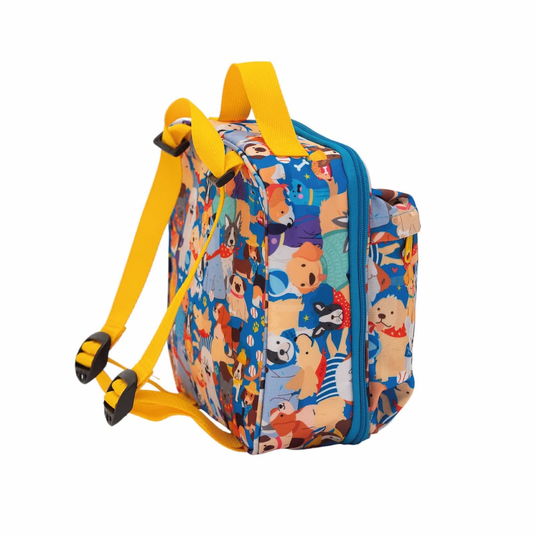 Lonchera Premium Impermeable Para Niños Perritos Estilo