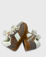 Tenis Moños Animal Print Cafe Coquette
