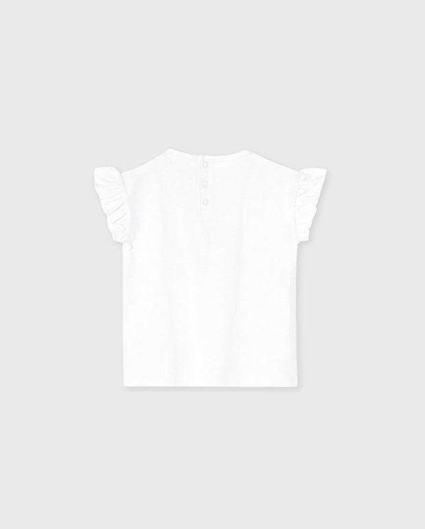 Blusa Corazón Flores Blanco Zippy® diseño