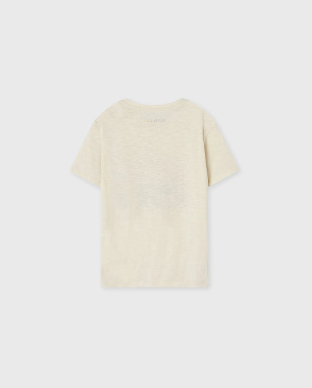 Camiseta Estampado Playa Beige Losan Diseño
