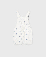 Overol Estampado Palmeras Blanco Losan diseño