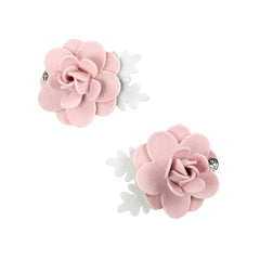 Set Pinzas Flor Fauna rosa