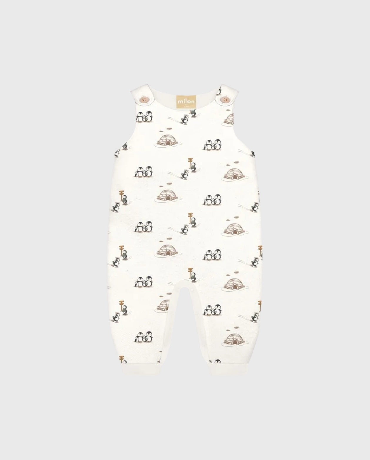 Conjunto Overol Estampados Pinguinos diseño