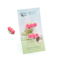 Set Pinzas Clip Bouncy Fucsia Miss Be