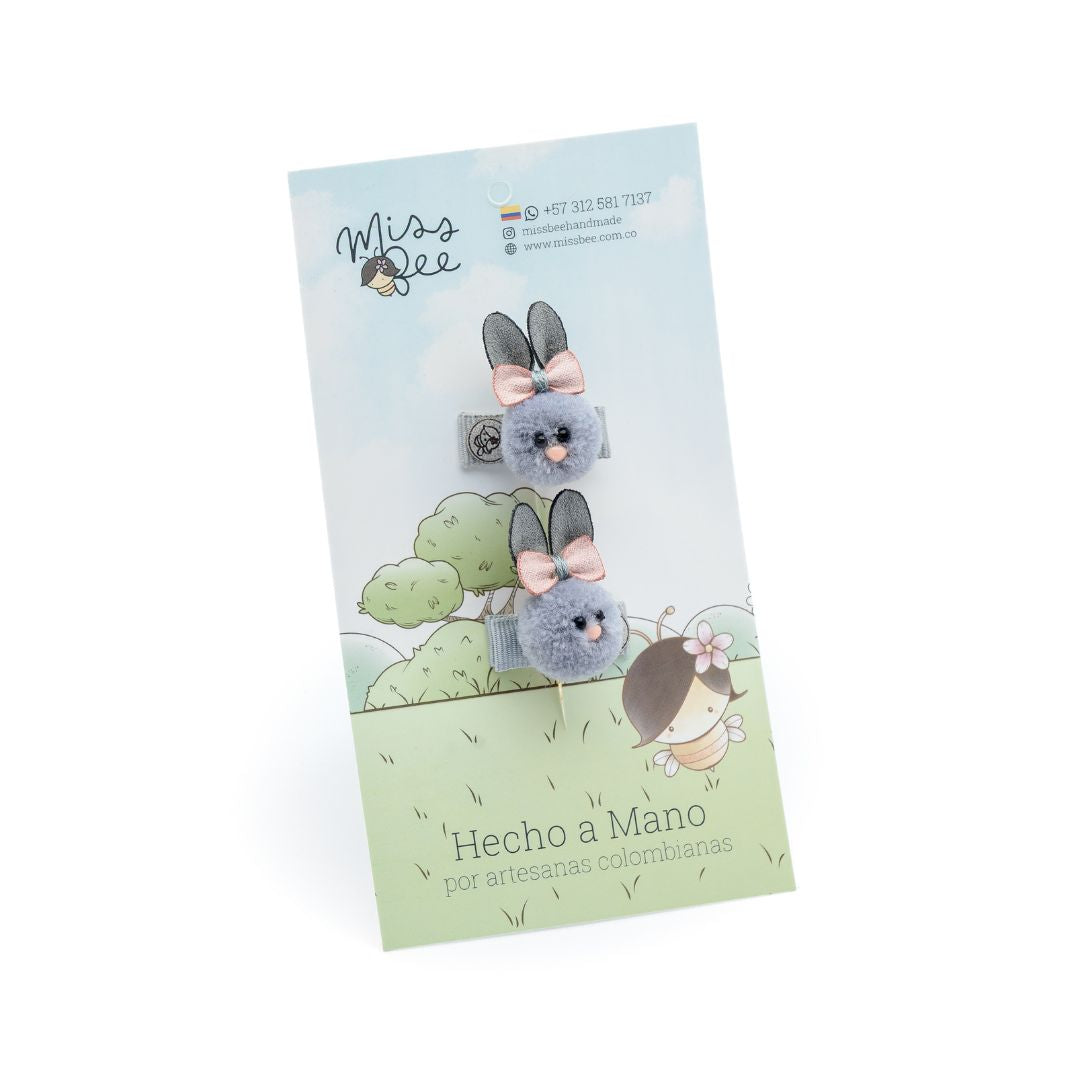 Set Pinzas Bunny Miss Be