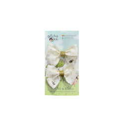 Set 2 Pinzas Hair Clip Star Camel Miss Be