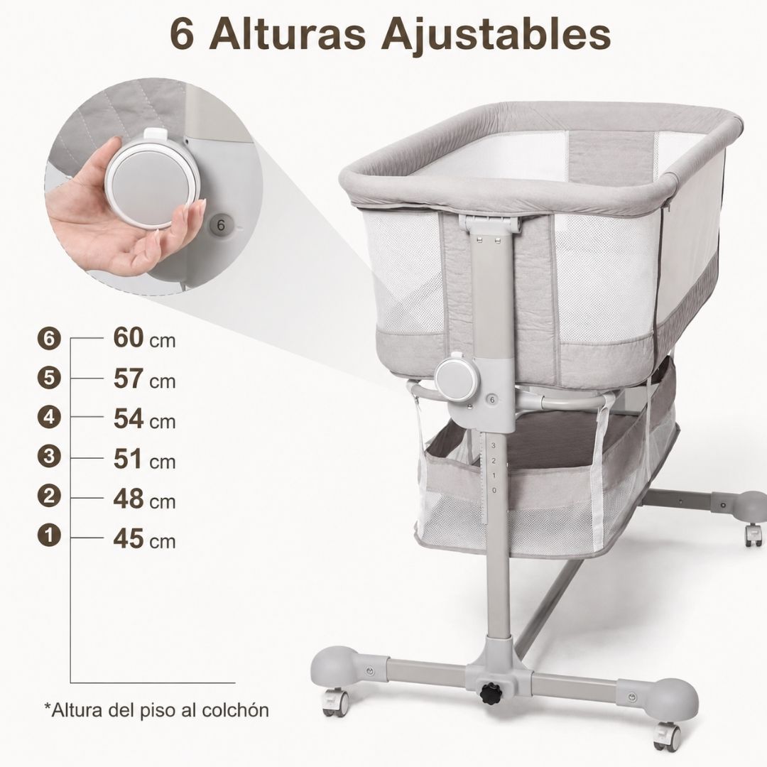 Corral Colecho Daly Beige Kidilo medidas alto