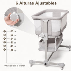 Corral Colecho Daly Beige Kidilo medidas alto