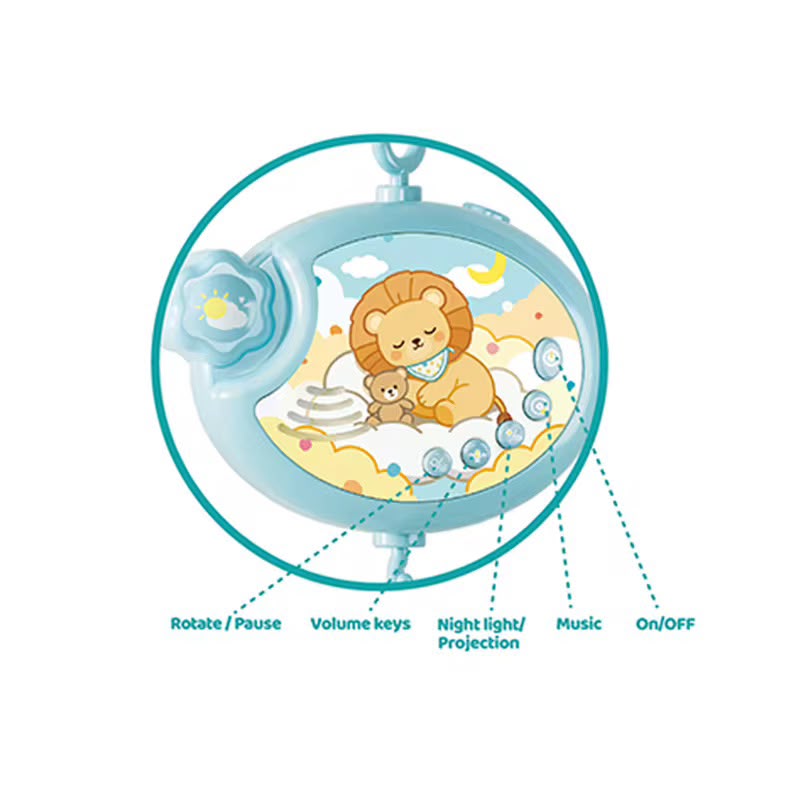 Móvil Con Proyector Animales Leon PROYECTOR