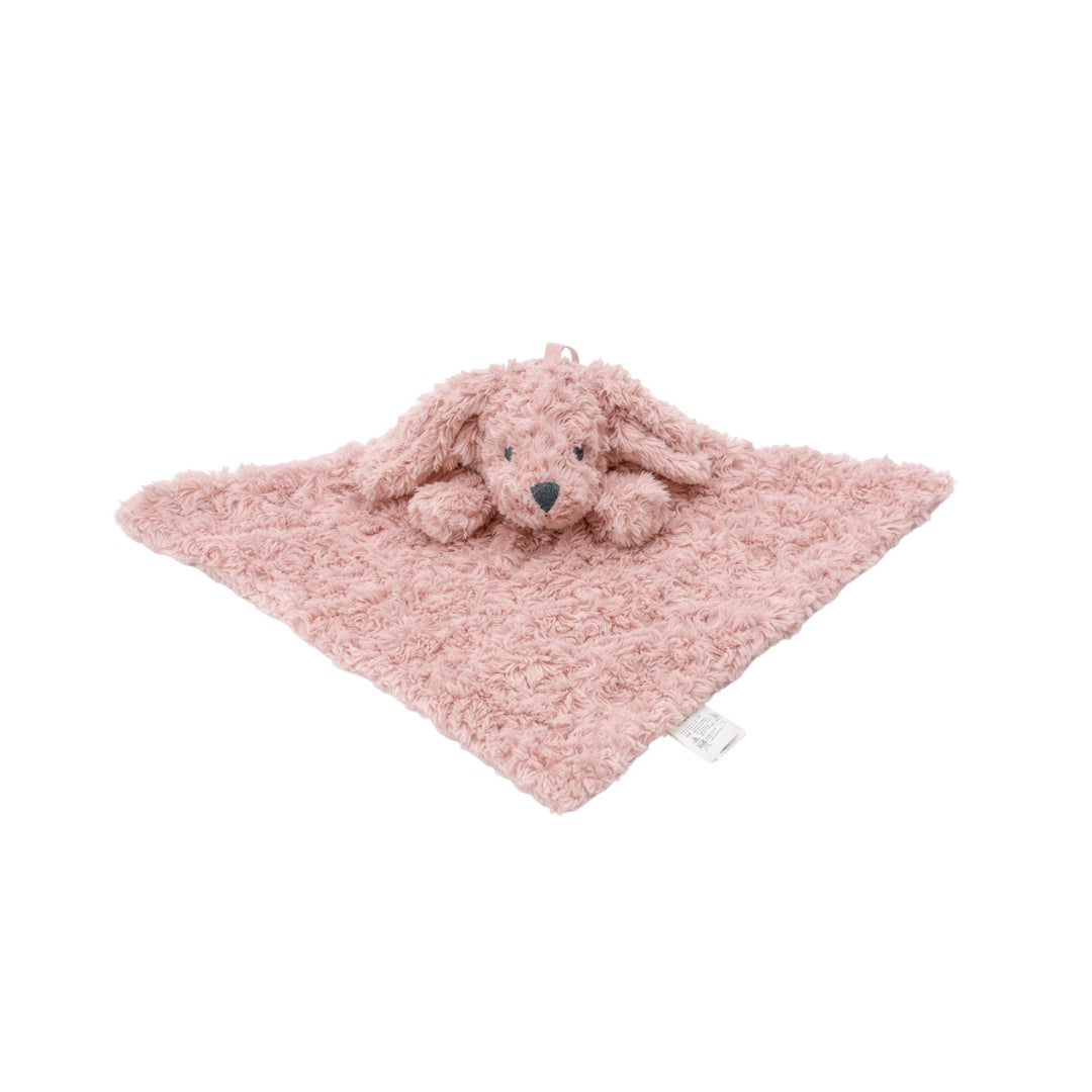 Manta de Apego peluche Sonajero Dog rosa