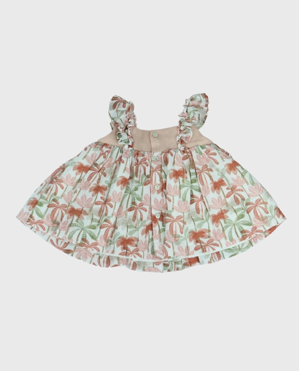 Vestido Palmeras Rosa Martín Aranda Diseño