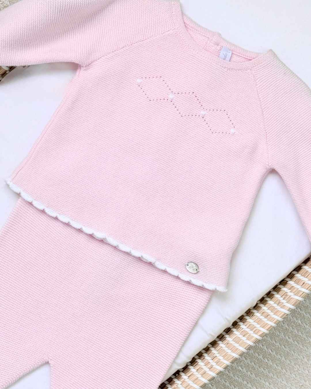 Conjunto Tricot Ibiza Primer Día Rosa Martín Aranda Pink