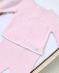 Conjunto Tricot Ibiza Primer Día Rosa Martín Aranda Pink