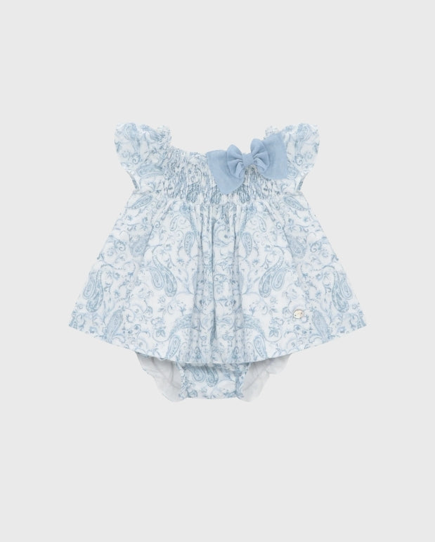 Vestido Estampado Azul Martín Aranda