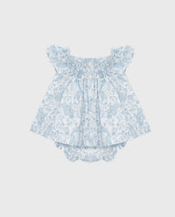 Vestido Estampado Azul Martín Aranda diseño