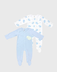Set 2 Pijamas Estampado Oveja Niño BLUE